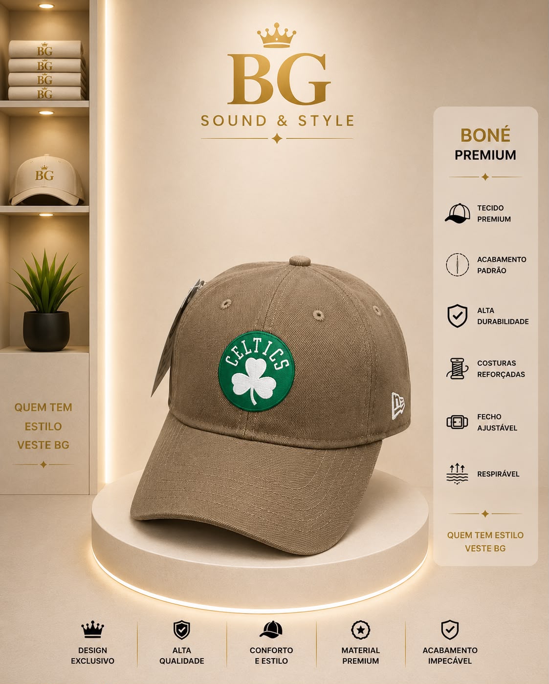 Boné premium 
