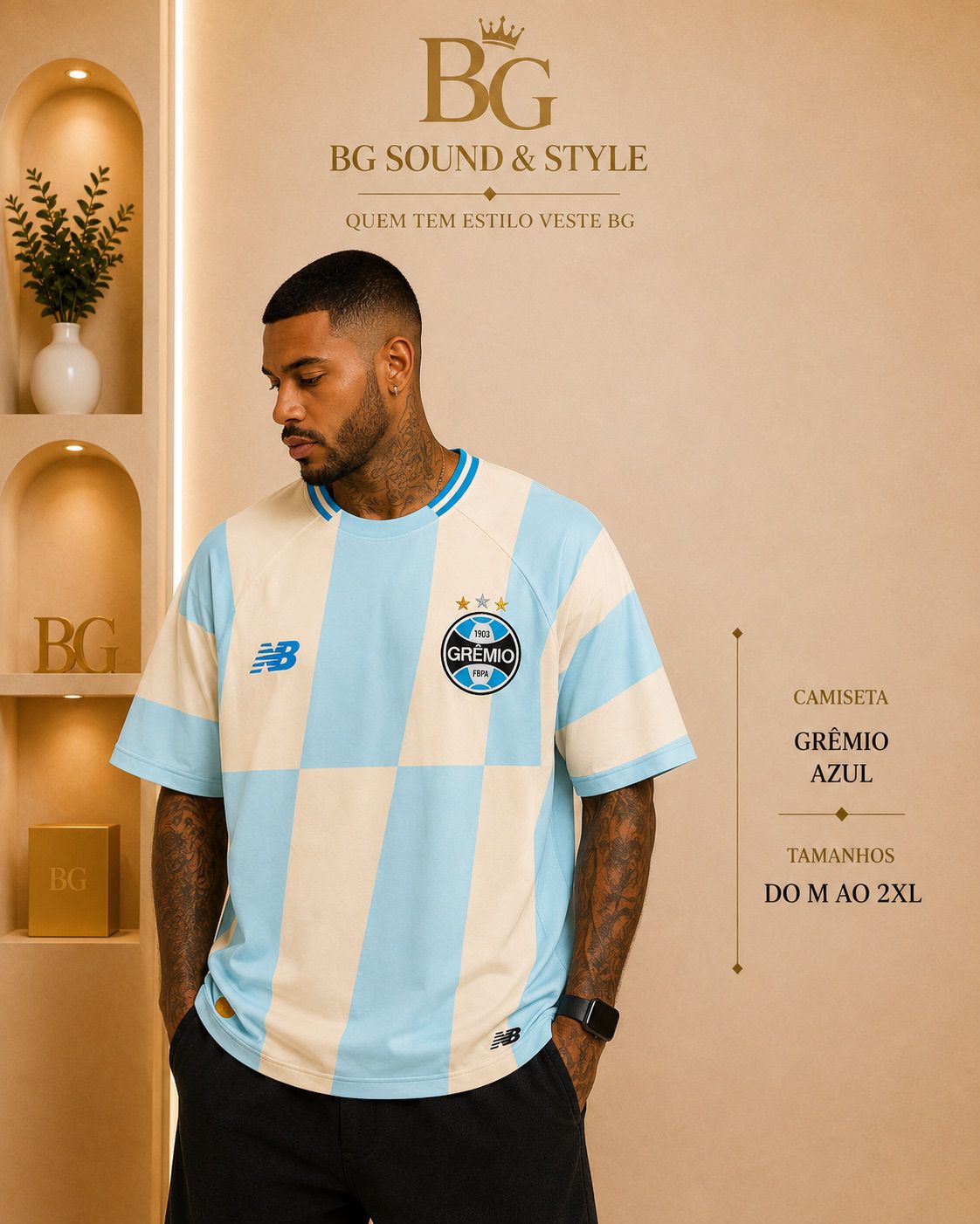 CAMISETA GRÊMIO TERCEIRO UNIFORME 